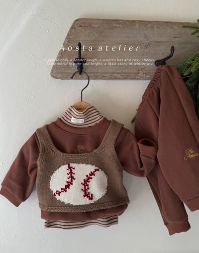 AOSTA42｜(6m-5y) 簡約休閒束口褲14