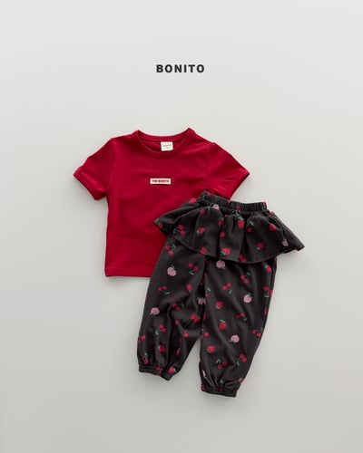 Bonito05｜(75cm-125cm) 2款荷葉裙邊長褲5