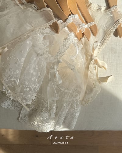 AOSTA64｜(Free) 2款蕾絲吊帶蛋糕裙7