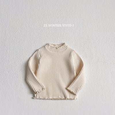vivid73｜(78cm-125cm) 羅紋捲邊上衣4