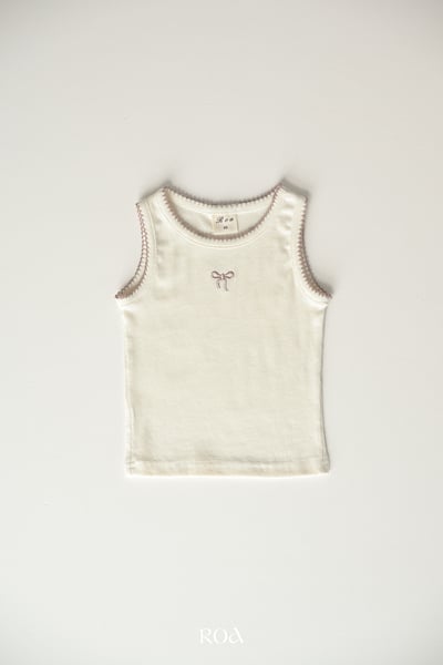 ROA24｜(6m-18m) 3色蝴蝶結刺繡背心6