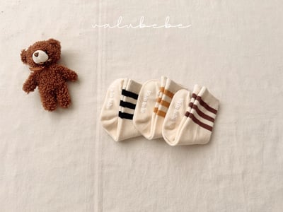 Valubebe 91｜(Free) 三線足球襪(1套3雙)5