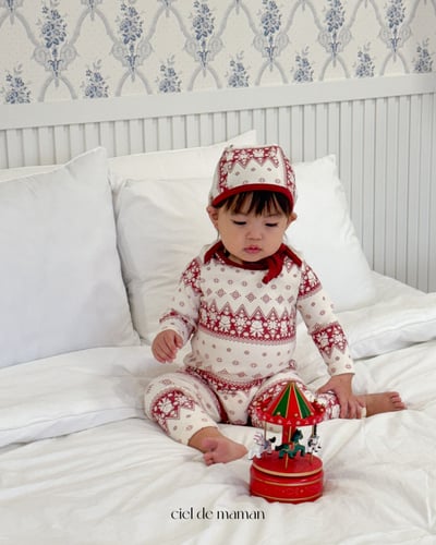 Cieldemaman13｜(3M~15M)  小熊包屁衣套裝含帽子6