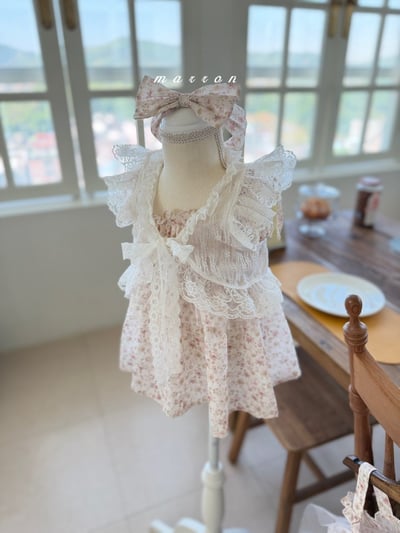 Marron49｜(3m-6y) 法式蕾絲背心15