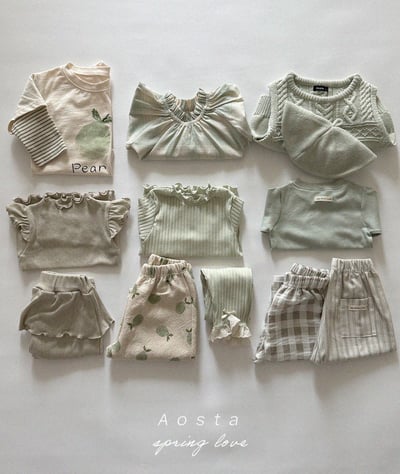 AOSTA01｜(6m-5y) 草莓梨子假兩件式上衣3