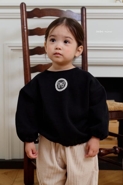 bebe nine44 (65cm-115cm) 3色蝴蝶結上衣1