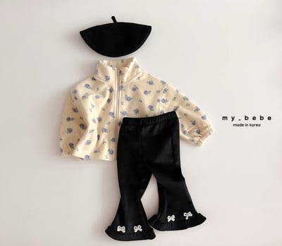 my_bebe08｜(-12m-7y) 印花刷毛拉鍊外套22