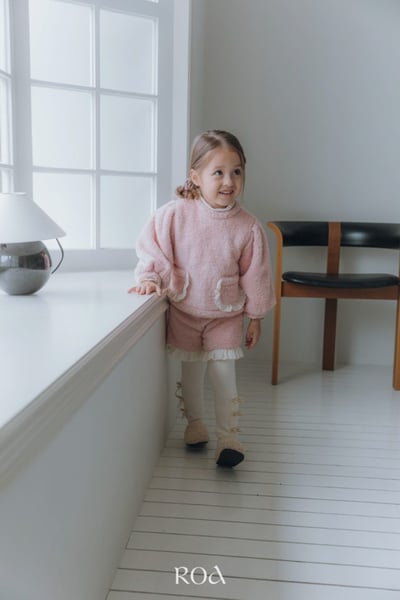 ROA06｜(80cm-120cm) 2色口袋造型素色絨毛套裝12