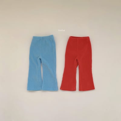 Fondue 10｜(75cm-120cm)  條紋絨毛長褲1