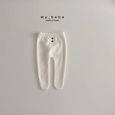 my_bebe26｜(-6m-12m-) 素面內刷毛褲襪18