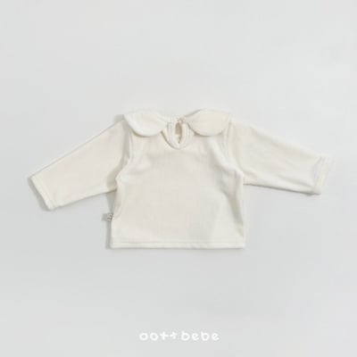 Oottbebe01｜(0m-12m) 絲絨圓領上衣2
