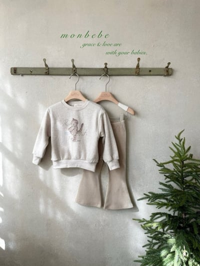 MONBEBE47｜(1y-8y-mom) 燈芯絨絨喇叭褲5