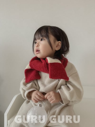 GURU GURU05｜(6m-24m) 3色刷毛圍巾5