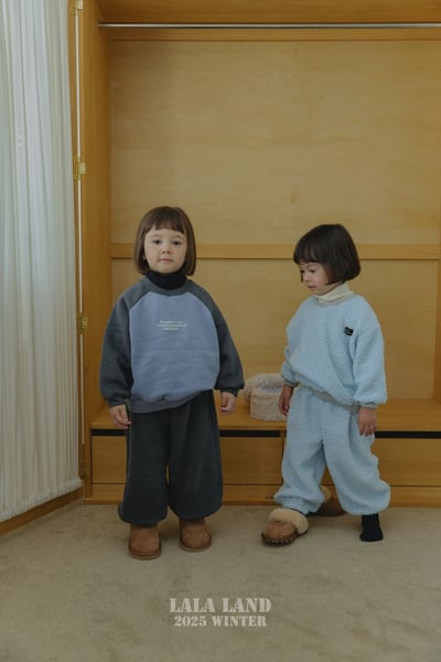 lala land70｜(75cm-120cm) 2色素面休閒束口褲3