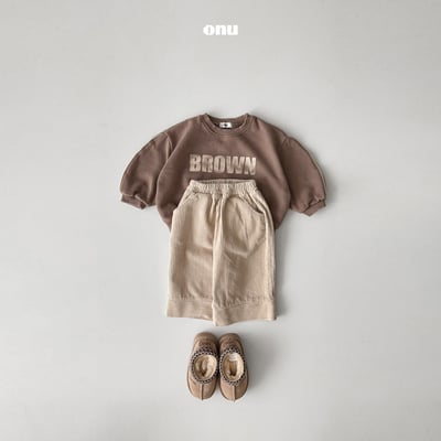 onu 30｜(70cm-115cm) 簡約英字休閒上衣11