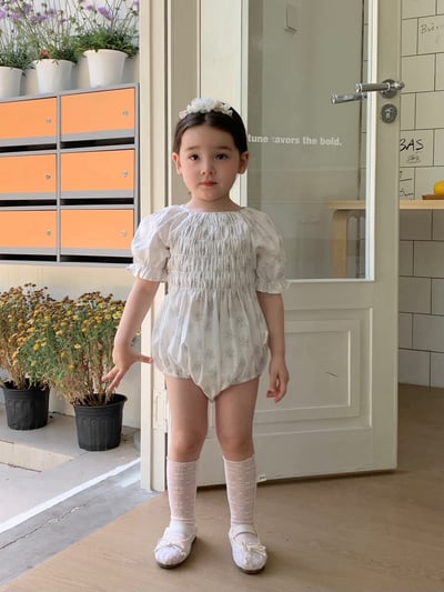 JE42｜(66-130cm) 碎花甜美包屁衣/洋裝1