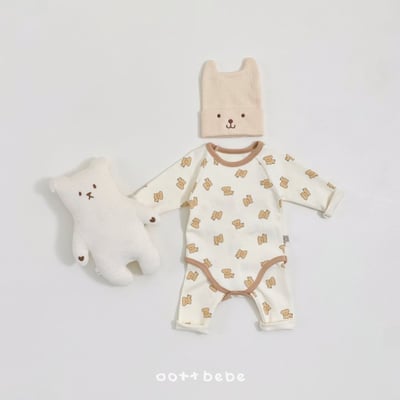 Oottbebe13｜(0m-12m) 狗狗棉質居家包屁衣褲子套裝12