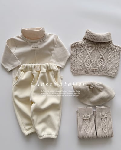 AOSTA61｜(6m-5y) 小標壓線上衣18