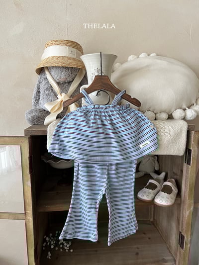 thelala39｜ (70-115) 條紋細肩套裝8