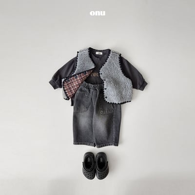 onu 42｜(70cm-115cm-MOM) 簡約縮口袖薄長袖14