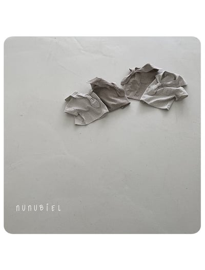 NUNU BIEL02｜(65-115cm) 條紋海軍襯衫4