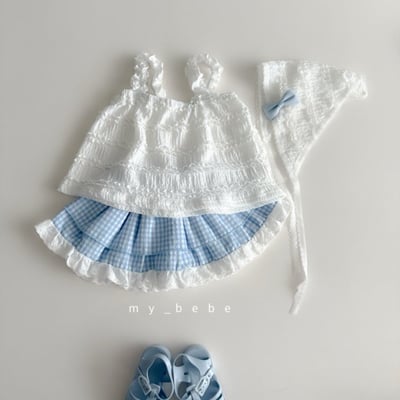 my_bebe27｜(80-120cm) 格紋蓬蓬褲裙21