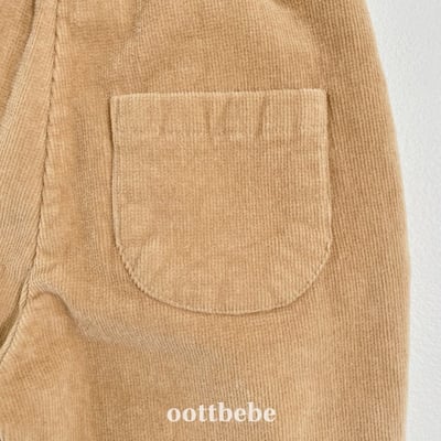 Oottbebe70｜(1y-7y)   燈芯絨補丁造型褲15