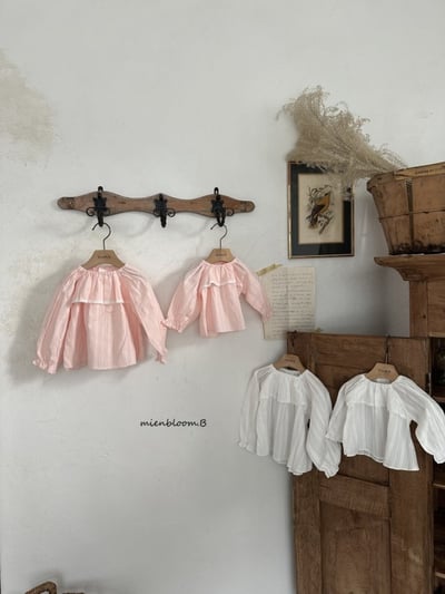 Bloom.b21｜(0m-7y) 層次荷葉襯衫6