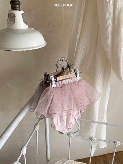 Bebe holic09｜(3m-18m) 爆米花蕾絲褲8