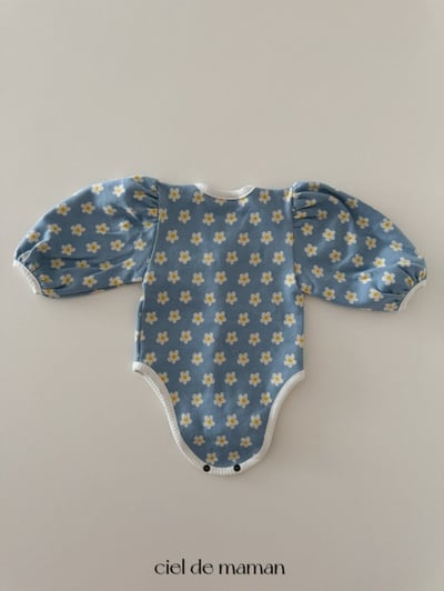 Cieldemaman｜(3-15m) 春天花朵包屁衣13