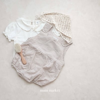 mimi market10 (75-85cm)  格子吊帶套裝8