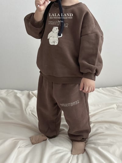 lala land21｜(60cm-83cm) 3色小雪熊刷毛休閒上衣8