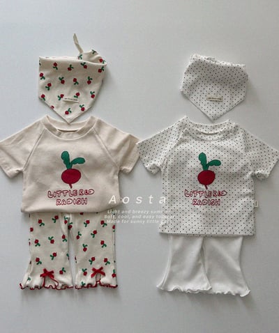 AOSTA29｜(6m-5y) 2款小蘿蔔圓領上衣9