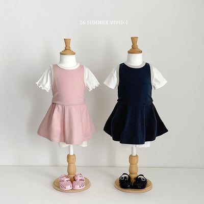 vivid33｜(78cm-125cm) 2款甜美網球無袖連身裙3