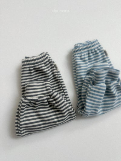 MiniRobe32｜(70-110) 條紋休閒束口褲6