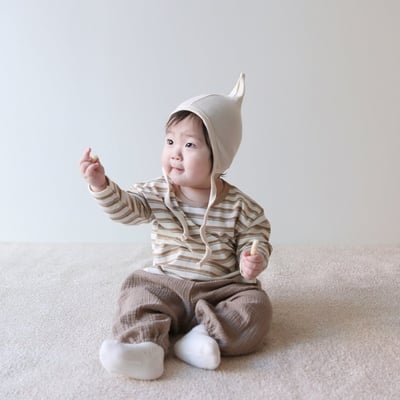 LEMONADE11｜(55cm-85cm) 2色撞色條紋上衣16