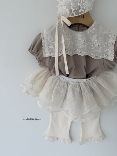 Bloom.b16｜(55cm-118cm) 蕾絲翻領上衣2