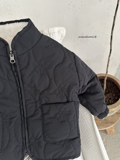 Bloom.b45｜(0m-24m/85cm-125cm) 蝴蝶結印花絎縫雙面刷毛外套14