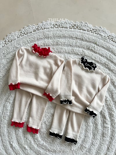 thelala38｜ (1y-6y) 撞色層次捲邊內搭褲4