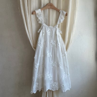 MONBEBE09｜(1y-8y MOM) 刺繡天使精靈翼洋裝15