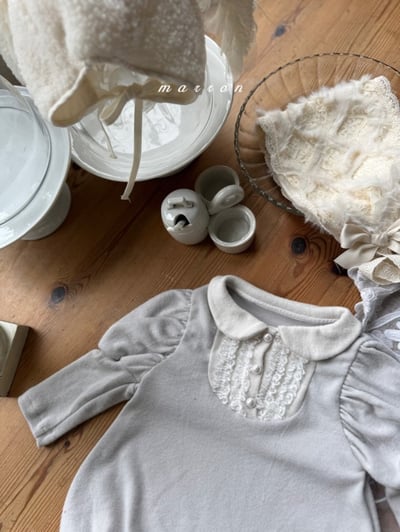 Marron 45｜(3m-18m) 法式宮廷風包屁衣17