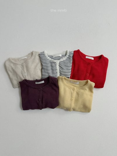 MiniRobe24｜(70-110) 針織開襟外套10