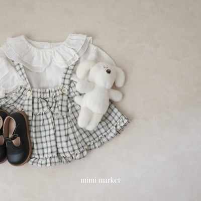 mimi market03 (75-90cm)  格子吊帶半身裙9