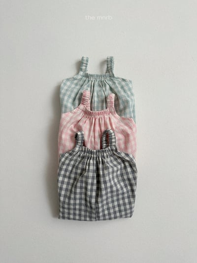 MiniRobe21｜(70-110) 無袖吊帶連身褲8