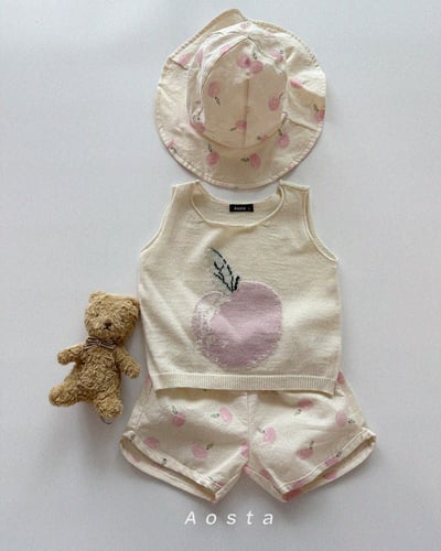 AOSTA34｜(6m-5y) 2款針織水果背心9