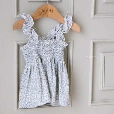 M-KIDS20｜(65-115cm) 荷葉抓皺滾邊套裝4