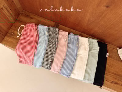 Valubebe 01｜(65-90cm)  棉質卡其褲1