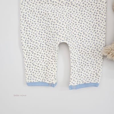 bebe nine08 (55cm-75cm) 2色碎花滾邊家居連身衣14