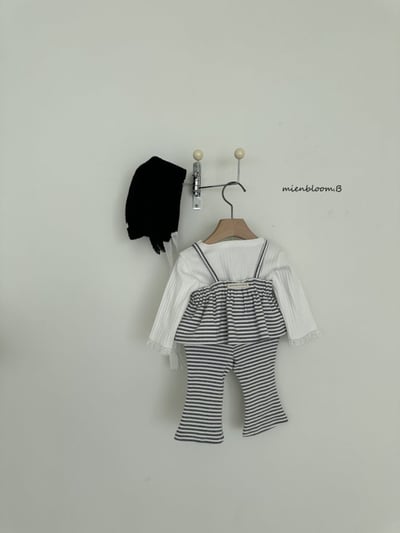 Bloom.b32｜(0m-7y) 細肩條紋小喇叭褲7