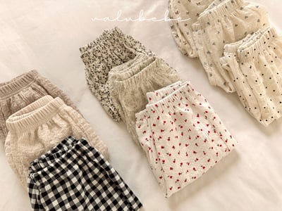 Valubebe 12｜(65-90cm) 夏季壓花褲4